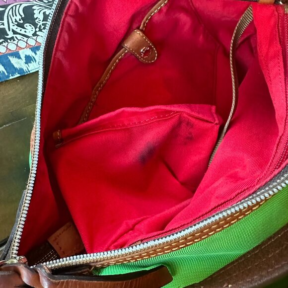 Dooney & Bourke Bright Green Nylon Hobo Shoulder Bag, Preowned - Picture 17 of 17